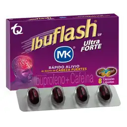 Mk Ibuflash Ultra Forte Cápsula (450mg+65mg)