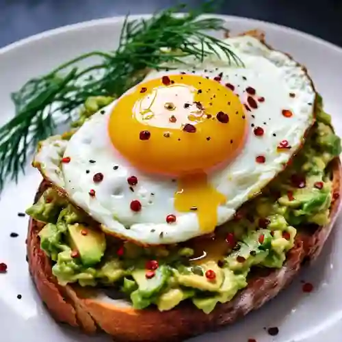 Tostada de Aguacate con Huevo