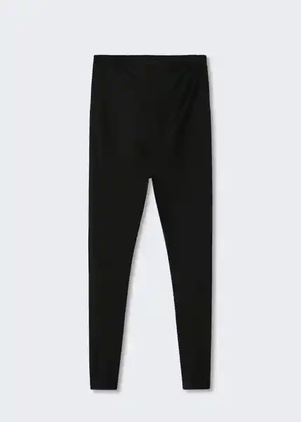 Leggings Mommy Negro Talla L Mujer Mango