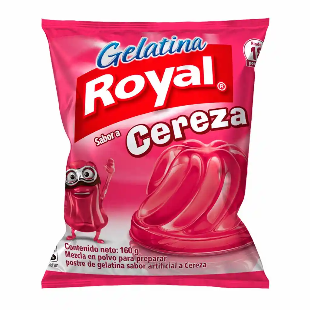 Royal Gelatina Cereza