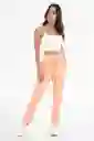 Regged Pantalón Harem Color Rosado Salmon Talla 10