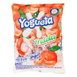 Yogueta Chupeta Sabor Mandarina y Yogurt