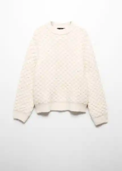 Jersey Elton Off White Talla M Mujer Mango