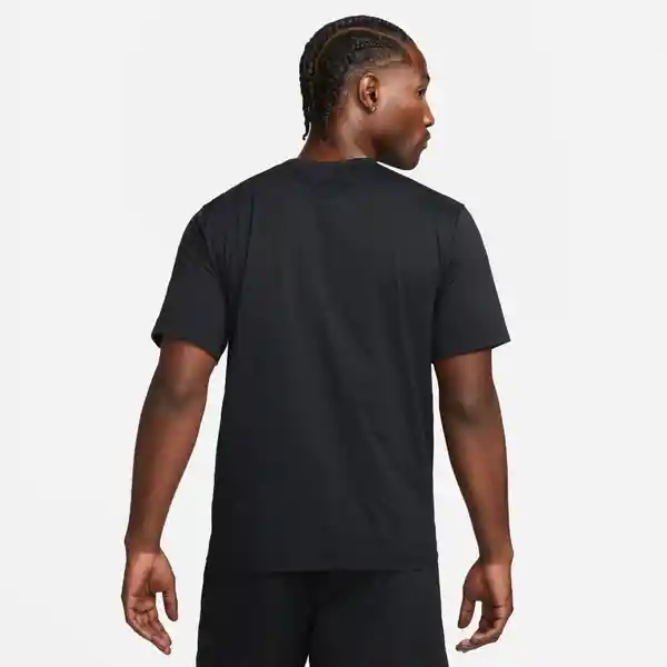 Nike Camiseta M Df Uv Hyverse Ss Para Hombre Negro Talla L