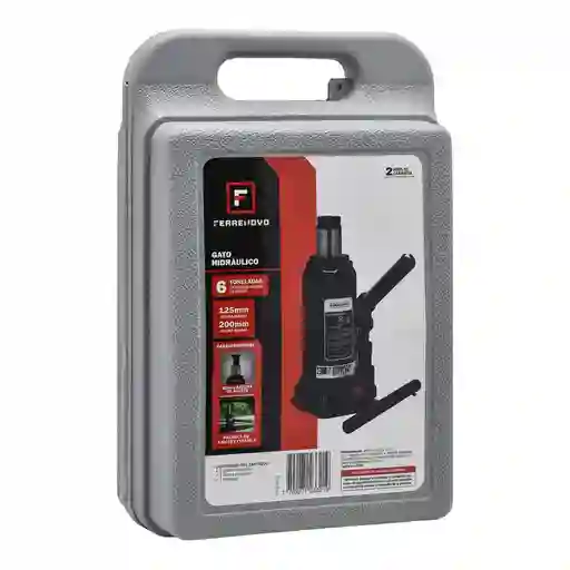 Gato Hidráulico 6 Toneladas Tipo Botella Ferrenovo Fn23321