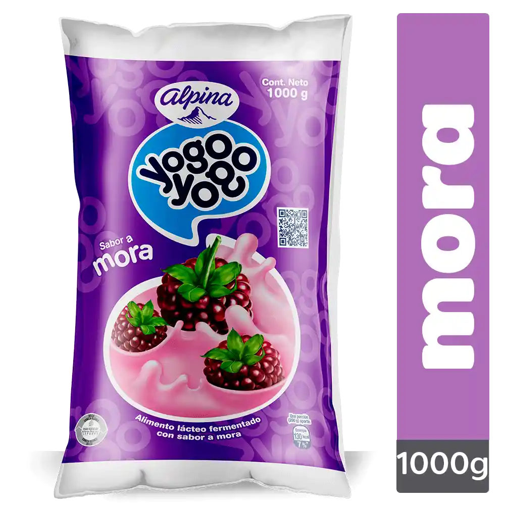 Yogo Yogo Yogurt Sabor Mora