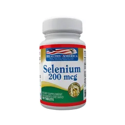 Healthy América Suplemento Dietario Selenium (200 mcg)