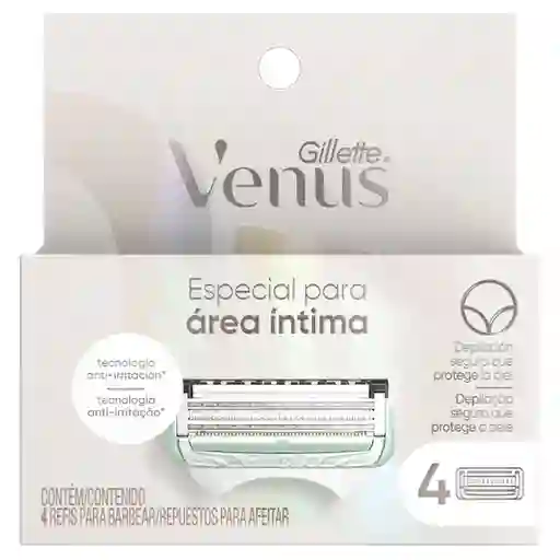 Gillete Repuesto Cuhcilla Afeitar Venus Intima