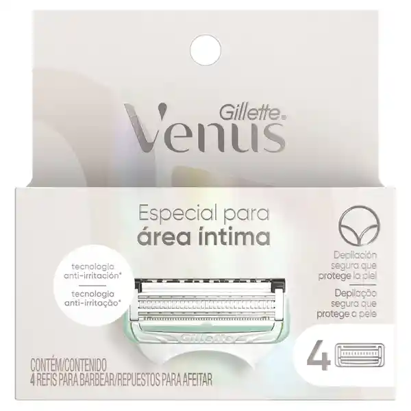 Gillete Repuesto Cuhcilla Afeitar Venus Intima