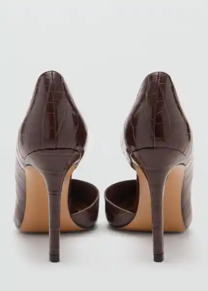 Zapatos Audreych Chocolate Talla 38 Mujer Mango