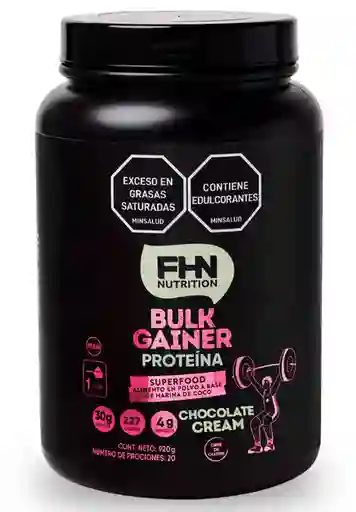 Proteína Fhn Nutrition Bulk Gainer Chocolate