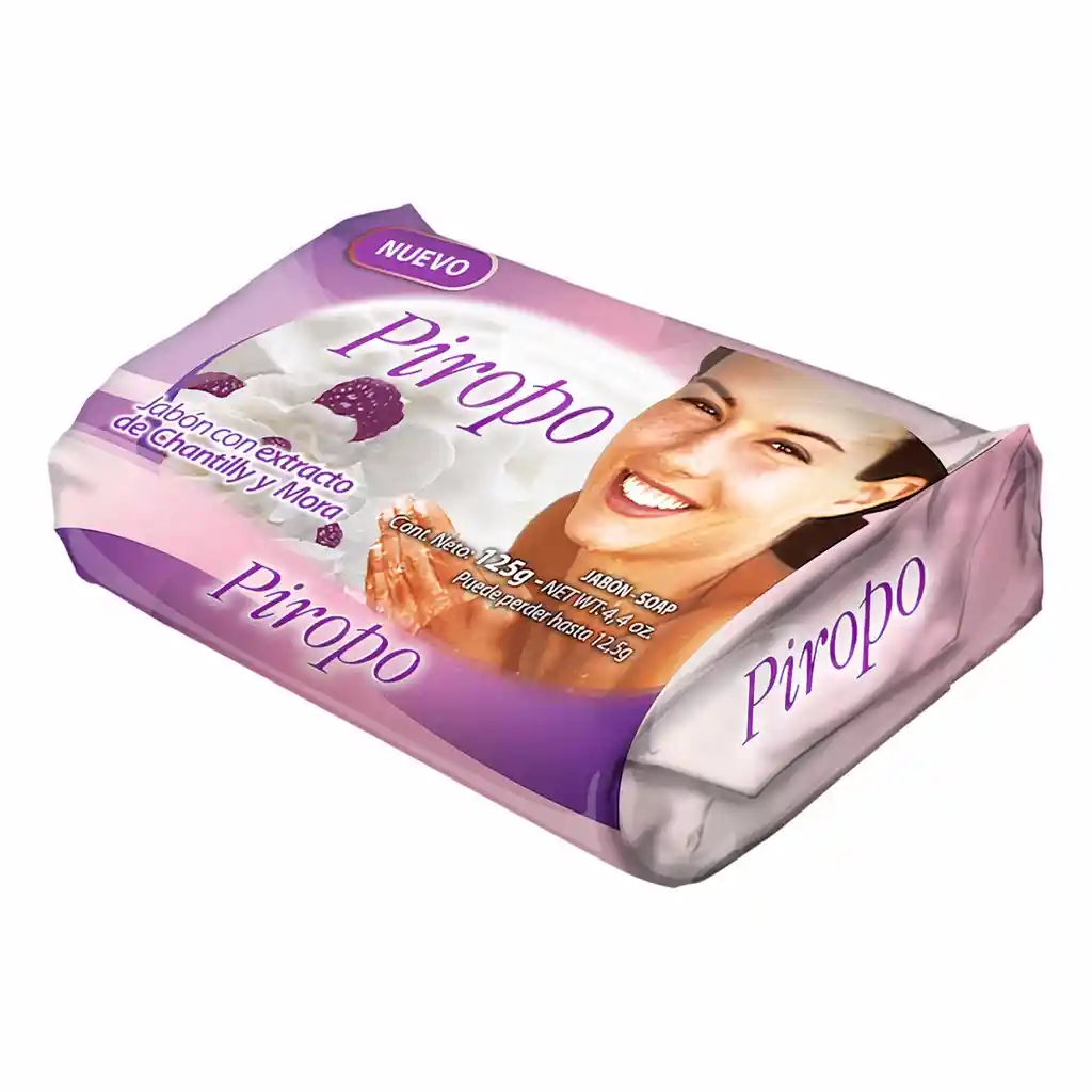 Piropo Jabón en Barra con Extracto de Chantilly y Mora