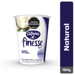 Finesse Yogurt con Probióticos Sabor Natural