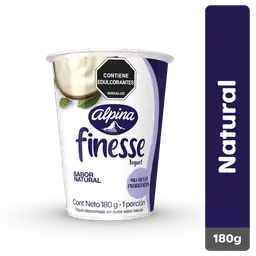 Finesse Yogurt con Probióticos Sabor Natural