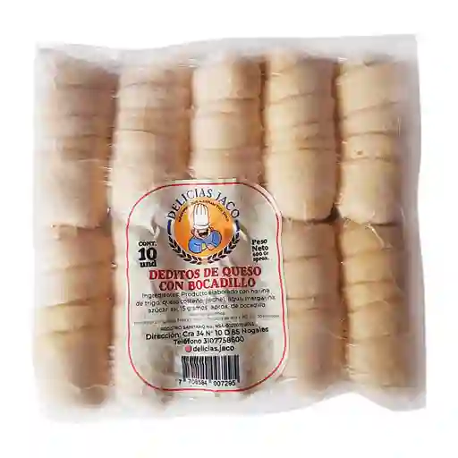 Deditos Delicias Jaco de Queso y Bocadillo