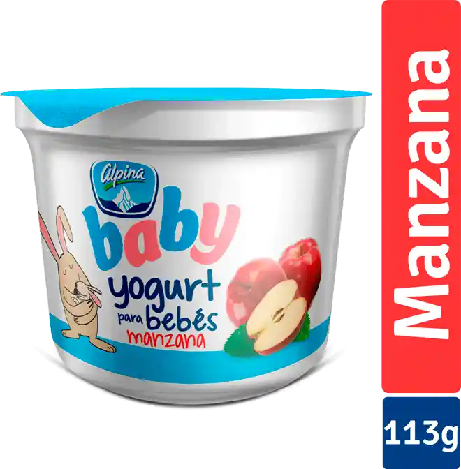 Alpina Baby Yogurt para Bebés Sabor Manzana