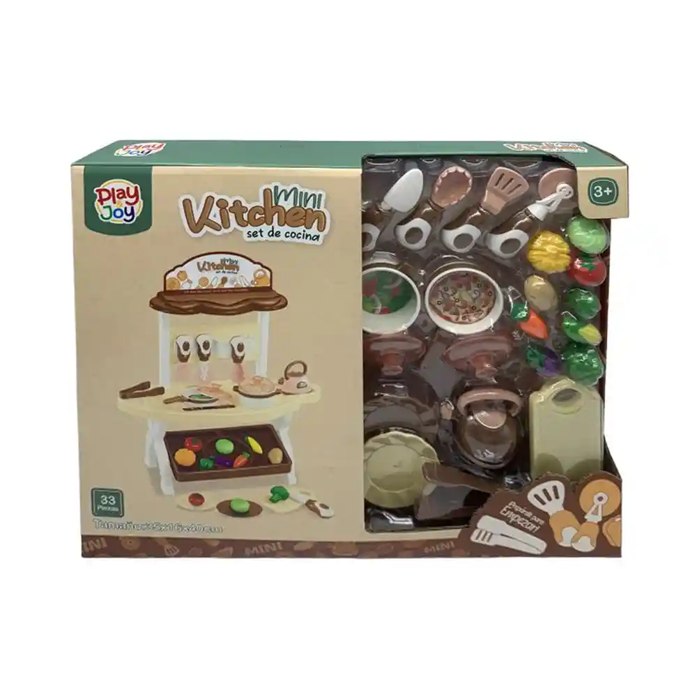 Set Cocina Play And Joy + Comida