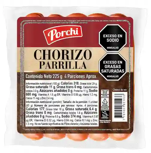 Chorizo Parrilla Porchi
