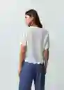 Blusa Tejido Mujer Crudo Marfil Talla M Naf Naf