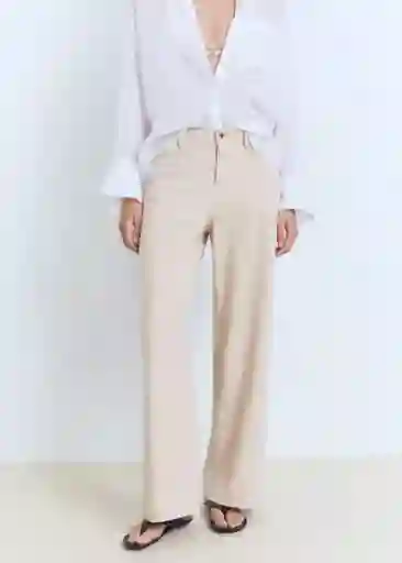 Pantalón Love Arena Talla M Mujer Mango