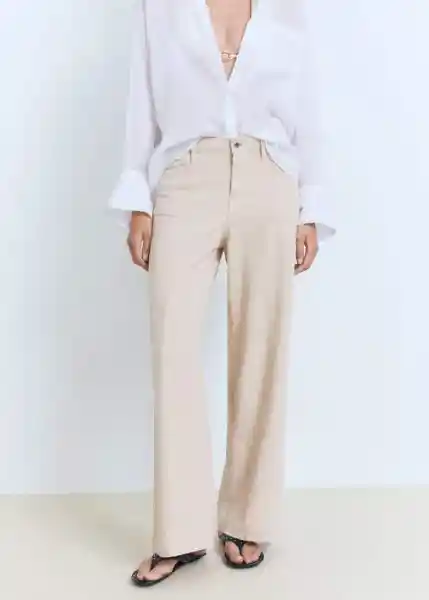 Pantalón Love Arena Talla M Mujer Mango
