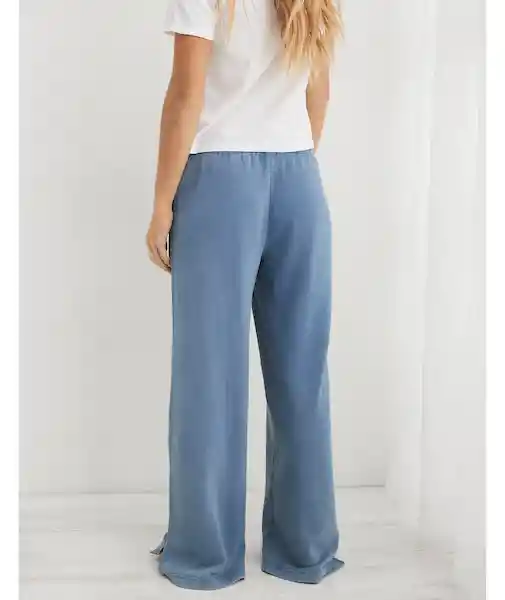 Pantalón Aerie Mujer Azul Talla SMALL American Eagle