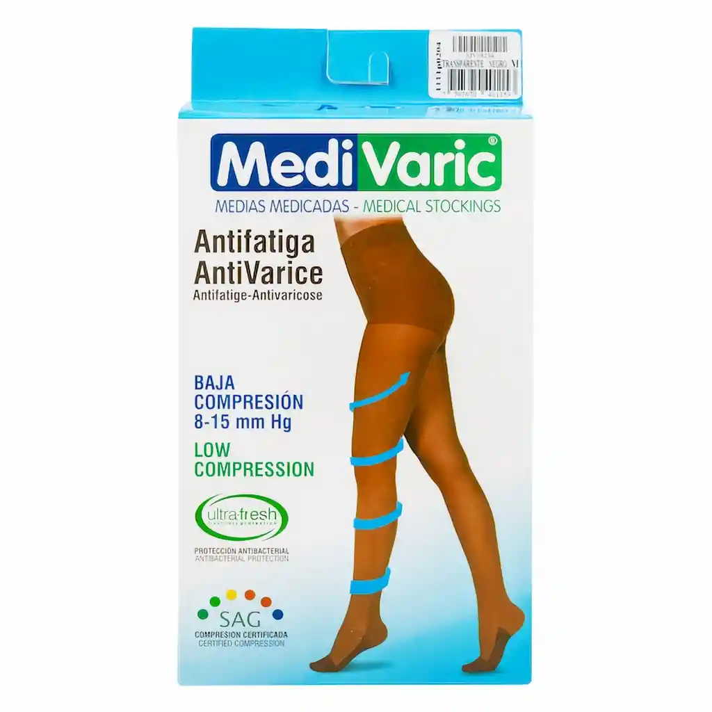 Medi Varic Medias Antifatiga Baja Compresion 8-15 Mm Hg