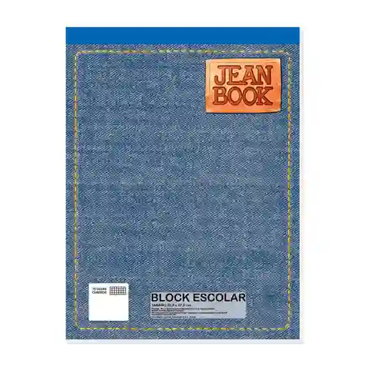 Jean Book Block Cuadriculado Tamaño Carta