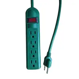 Multitoma Vdm Polo a Tierra 4 Salidas Con Cable Verde Vdm-46485