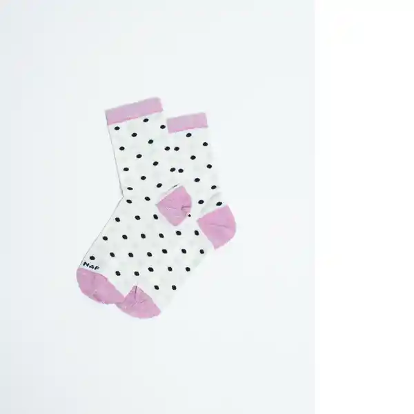 Calcetines Mujer Crudo Marfil Claro Talla 9 393E023 Naf Naf