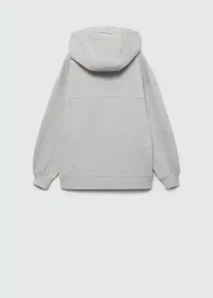 Sudadera Zipset Gris Medio Vigore Talla 14 Niños Mango