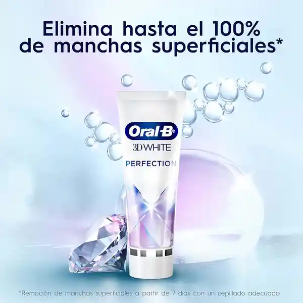 Crema Dental con Flúor Oral-B 3D White Perfection 75ml