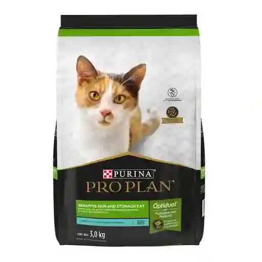 Pro Plan Alimento Gato Adultos Con Piel y Estómago Sensible