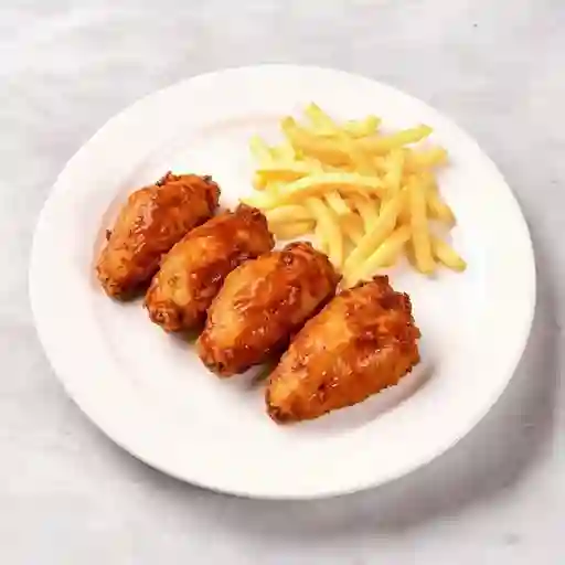 Alitas bbq x 4 unidades