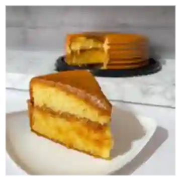 Porcion de Torta de Vainilla