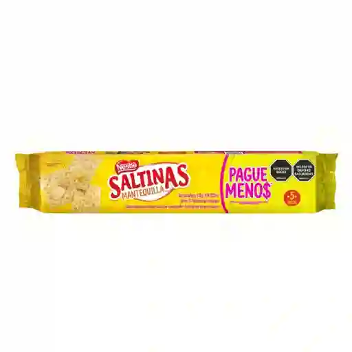 Galletas de sal SALTINAS Mantequilla 5 tacos x 570g Pague Menos