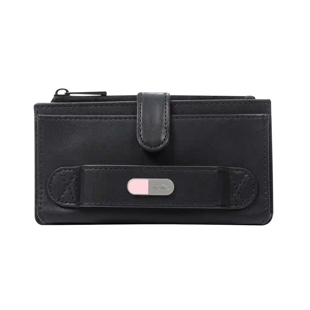 Billetera Dull L Negra Grande