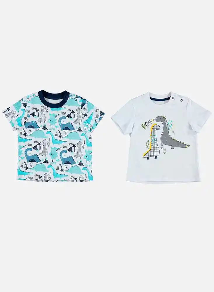 Camiseta Para Bebé Niño X2 Mic 93117103