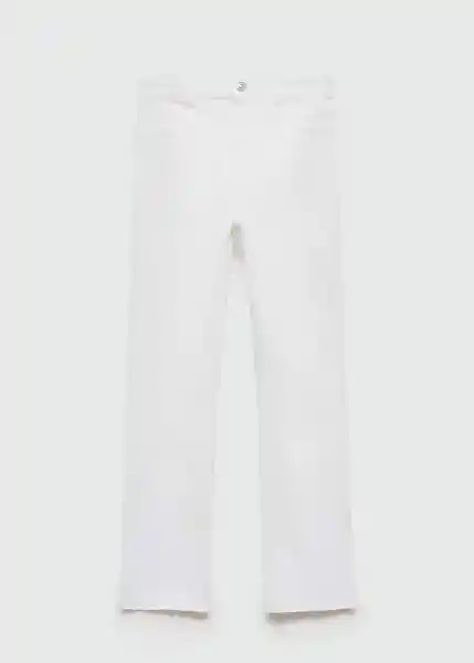 Jean Slimw Offwhite Talla 20 Niñas Mango