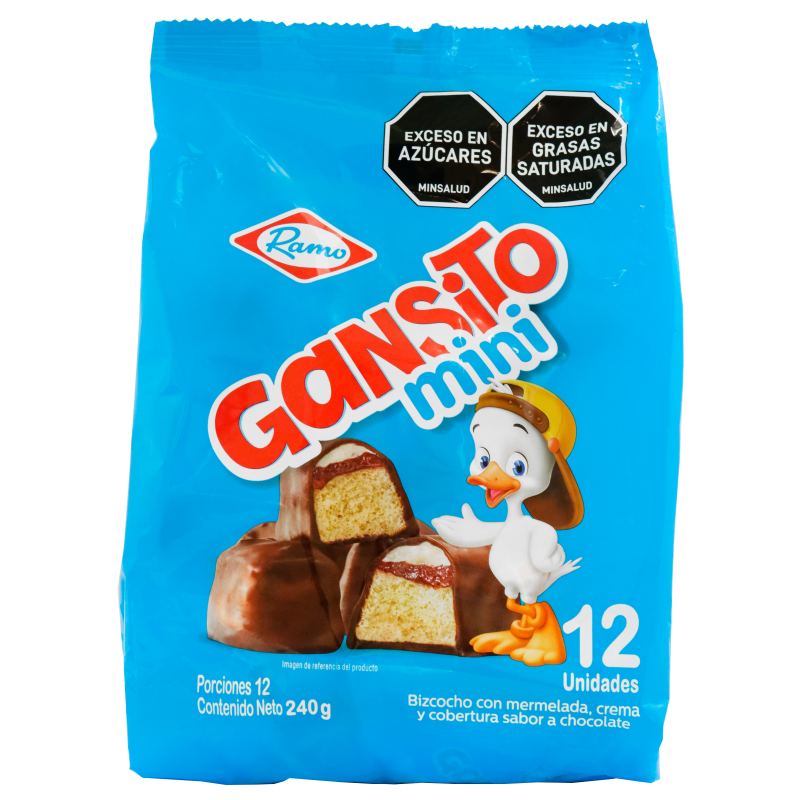 Ramo Ponqué Gansito Mini 240 g