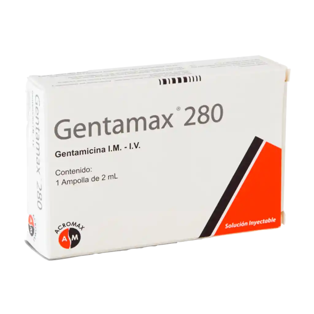 Gentamax Solución Inyectable (280 mg/2 mL)
