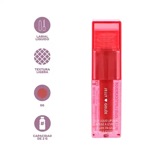 Labial Jelly Líquido 06 Miniso