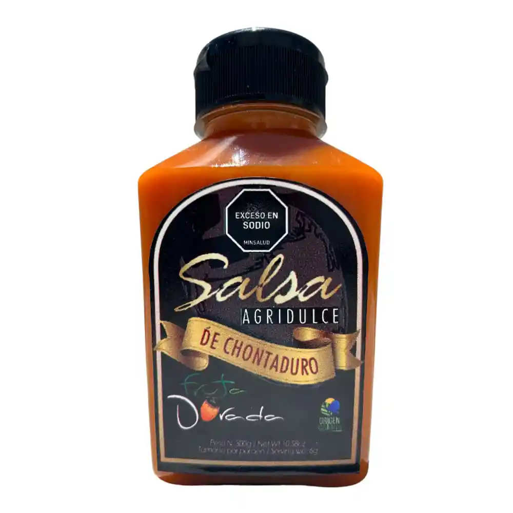 Salsa Fruta Dorada de Chontaduro Agridulce