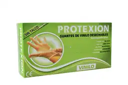 Protexion Guantes de Vinilo Desechables Talla M