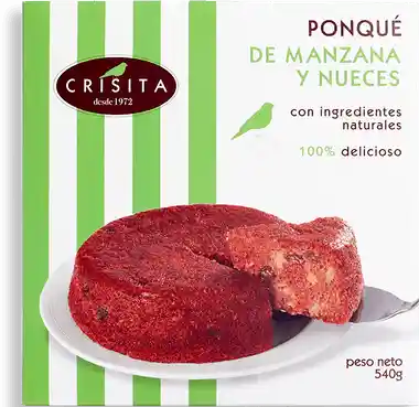 Crisita Ponqué de Manzana y Nueces