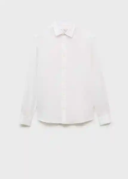Camisa Parrot Blanco Talla L Hombre Mango