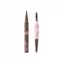 Lápiz de Cejas 3 en 1 Serie Minimalist Meium Brown 03 Miniso