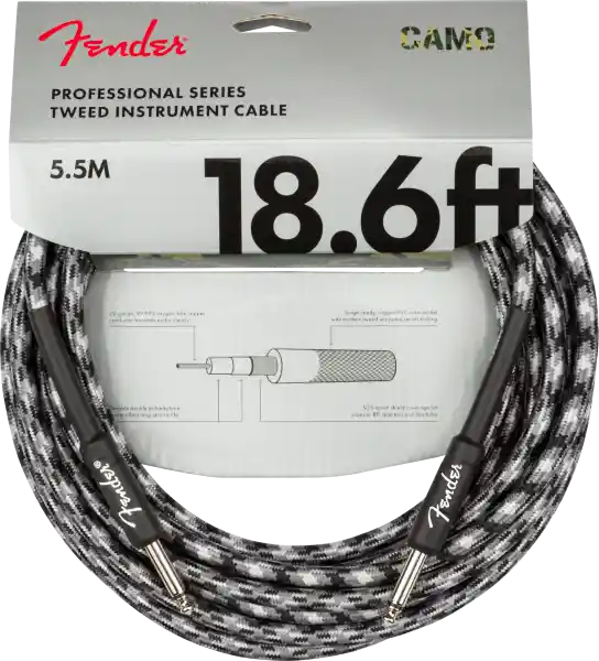 Fender Cable Pro 18.6 Inst Winter Camo 0990818124