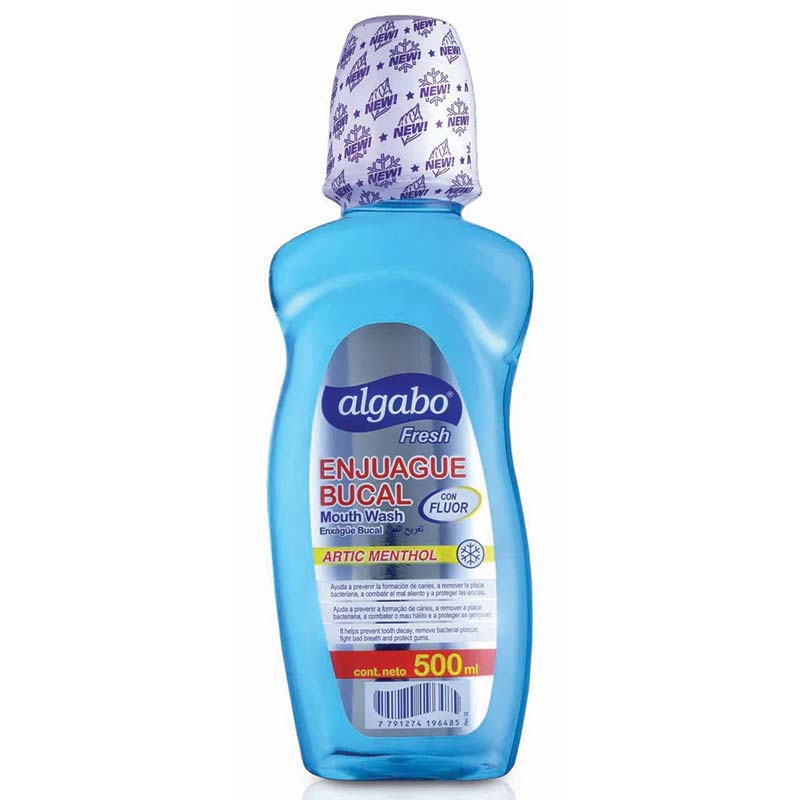 Algabo Enjuague Bucal con Flúor 500 ml
