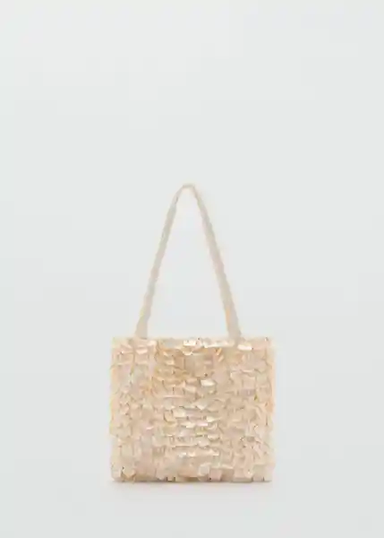 Bolso P Naya Marfil Talla 99 Mujer Mango